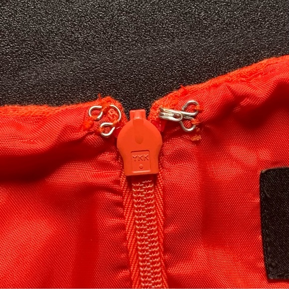 Laundry by Shelli Segal orange beaded sleeveless sheath dress. - Picture 15 of 16